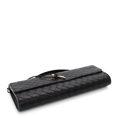 Bottega Veneta Nappa Intrecciato Long Andiamo Top Handle Clutch Fondant 3 of 7