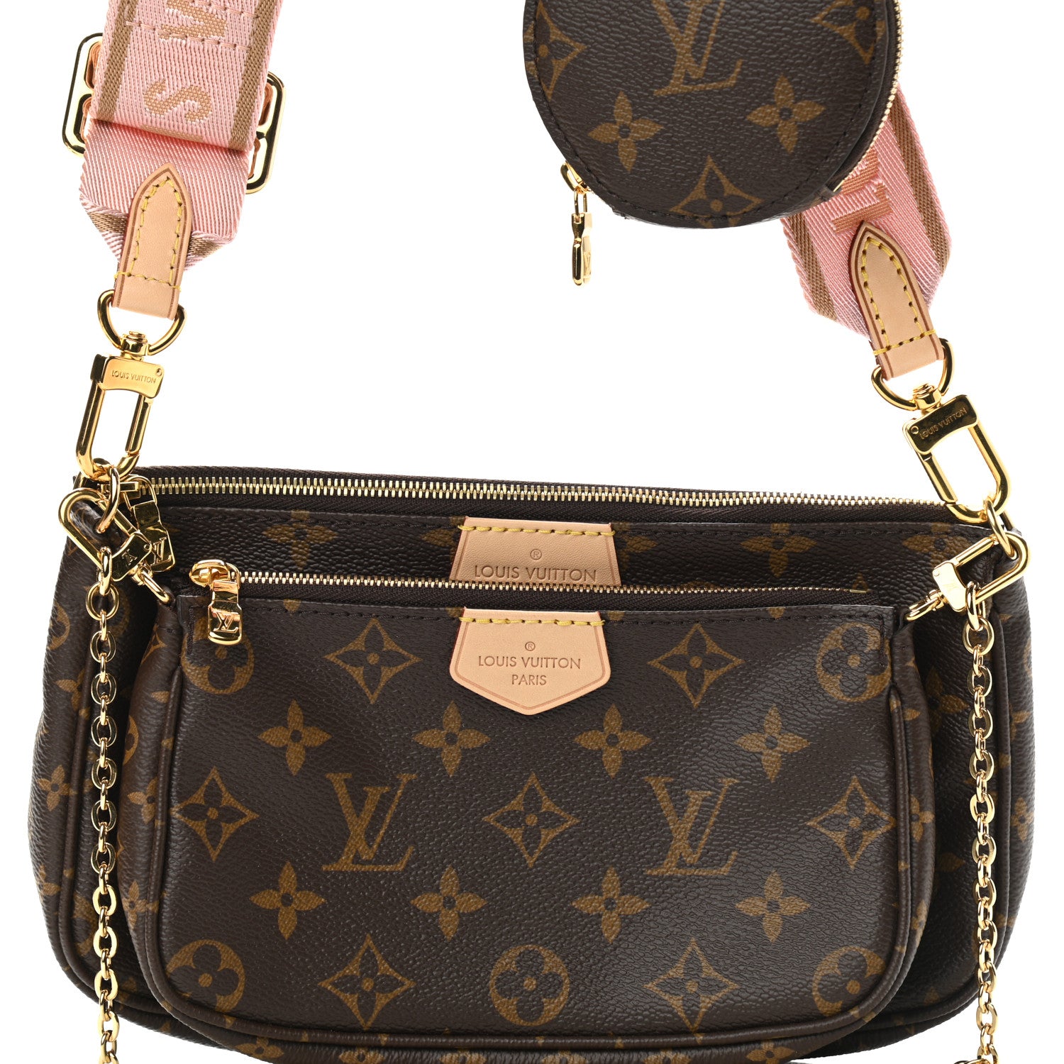 Louis Vuitton Monogram Multi Pochette Accessories Rose Clair 7 of 11
