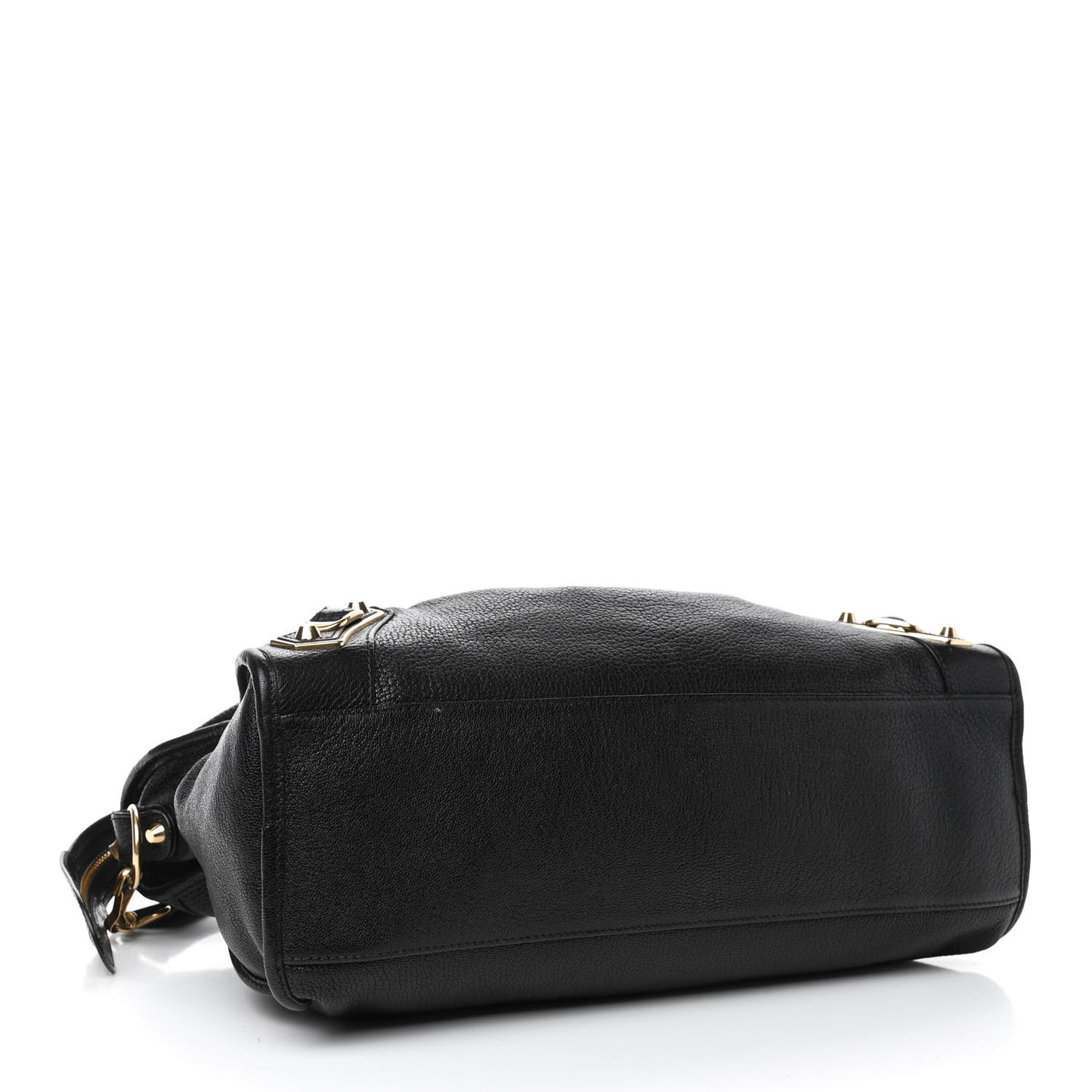 Chevre Gold Metallic Edge Hardware City Black