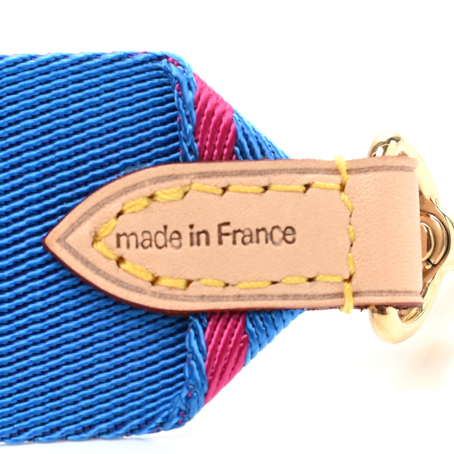 Nylon Bandouliere Shoulder Strap Blue Magenta