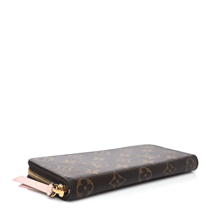 Louis Vuitton Monogram Clemence Wallet Rose Ballerine 4 of 7