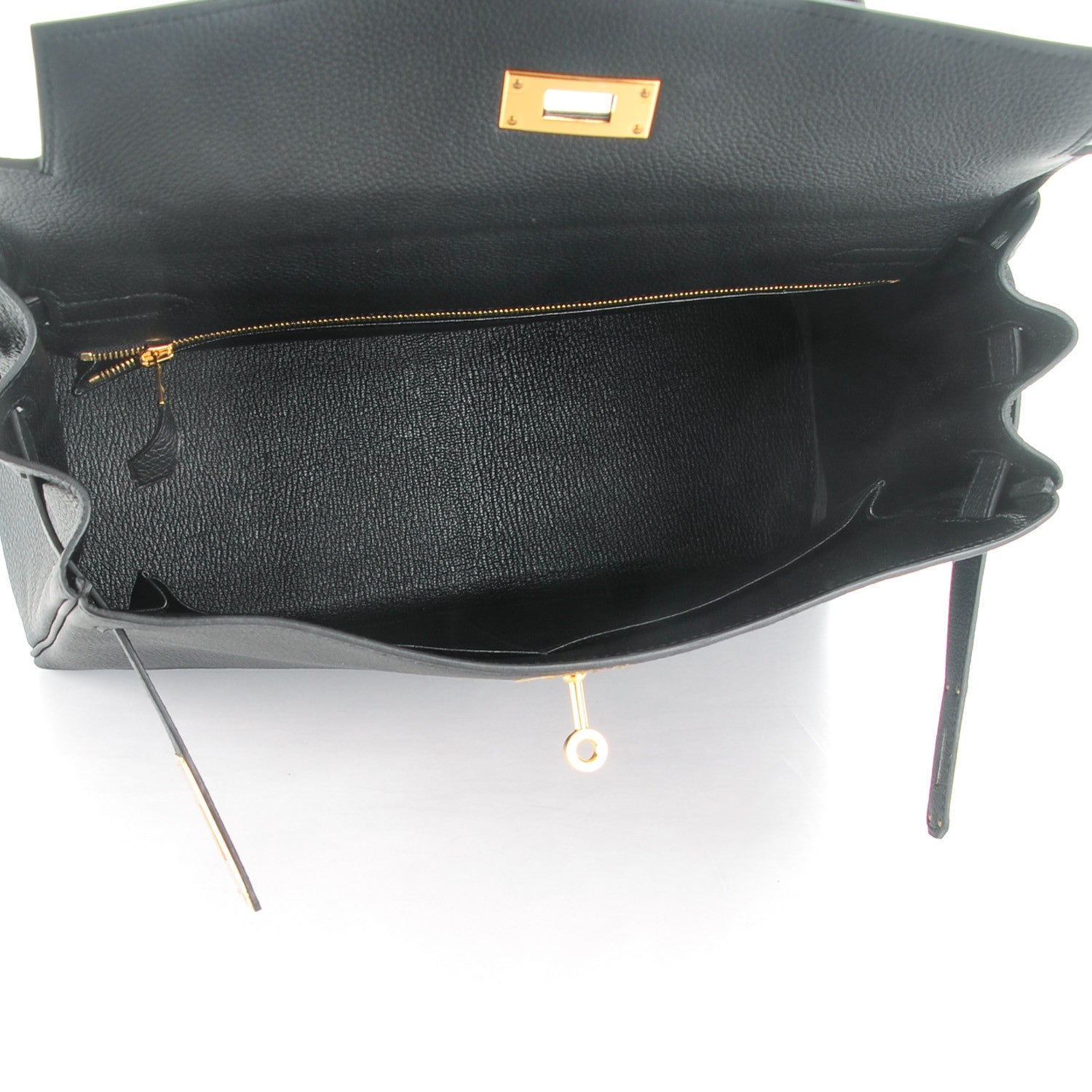 Hermes Togo Kelly Retourne 32 Black 8 of 26
