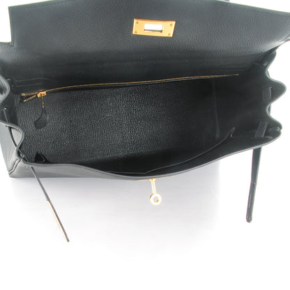 Hermes Togo Kelly Retourne 32 Black 8 of 26
