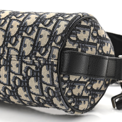 Christian Dior Oblique Mini Roller Messenger Bag Blue 9 of 10