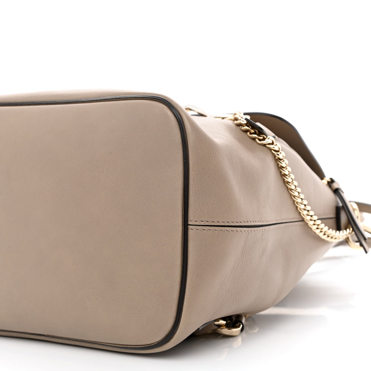 Suede Calfskin Medium Faye Backpack Motty Grey