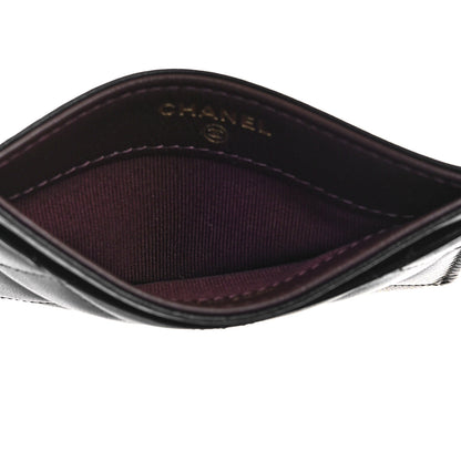 Chanel Lambskin Quilted Card Holder Black 5 of 11