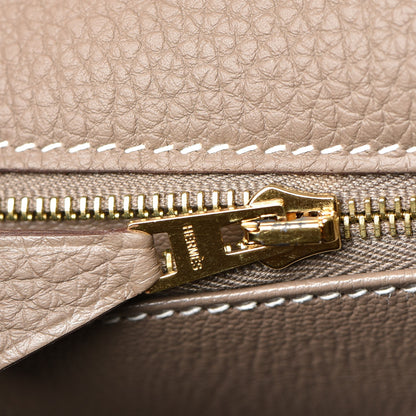 Hermes Togo Kelly Retourne 28 Etoupe 28 of 30