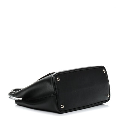 Prada Saffiano Cuir Small Double Handle Tote Black 4 of 6