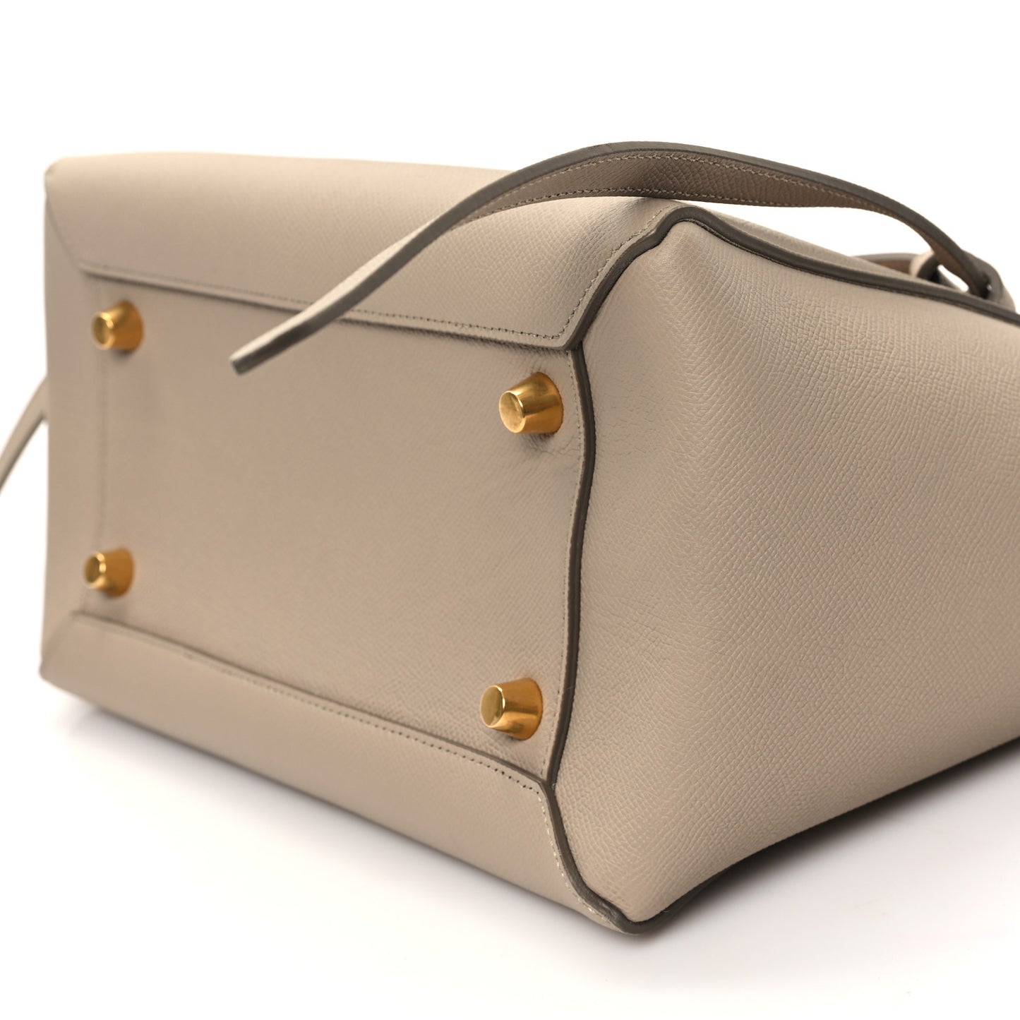 Grained Calfskin Mini Belt Bag Light Taupe