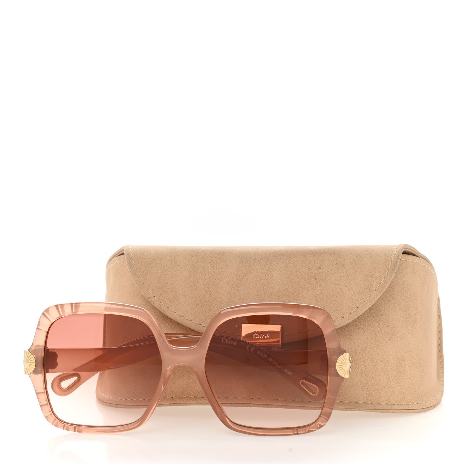 Chloe Oversized Square Sunglasses CE746S Pink 7 of 7