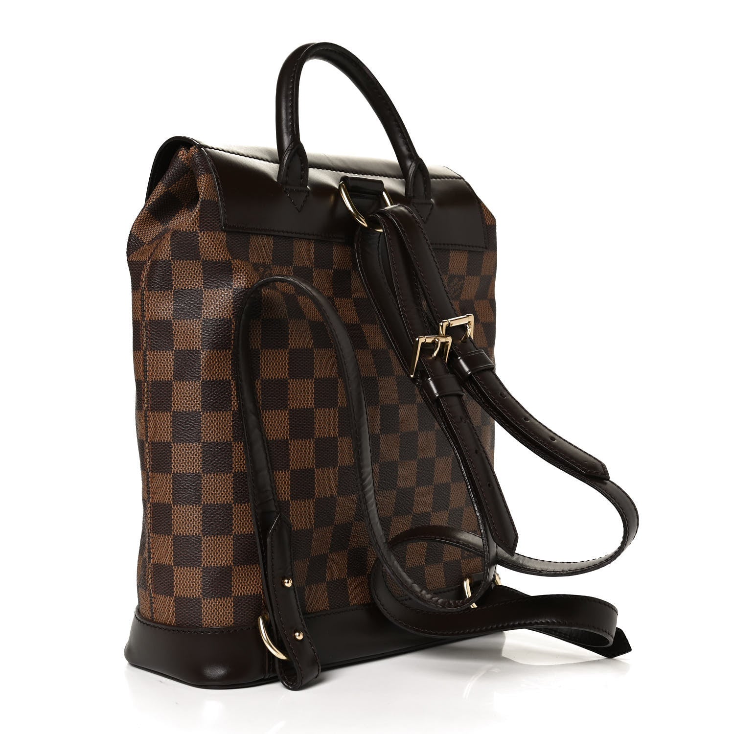 Louis Vuitton Damier Ebene Soho Backpack 3 of 9