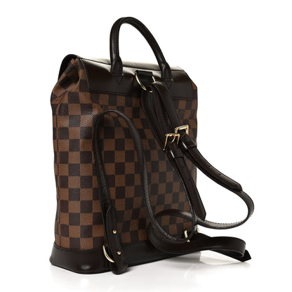Louis Vuitton Damier Ebene Soho Backpack 3 of 9