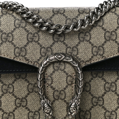 Gucci GG Supreme Monogram Mini Dionysus Shoulder Bag Black 7 of 16