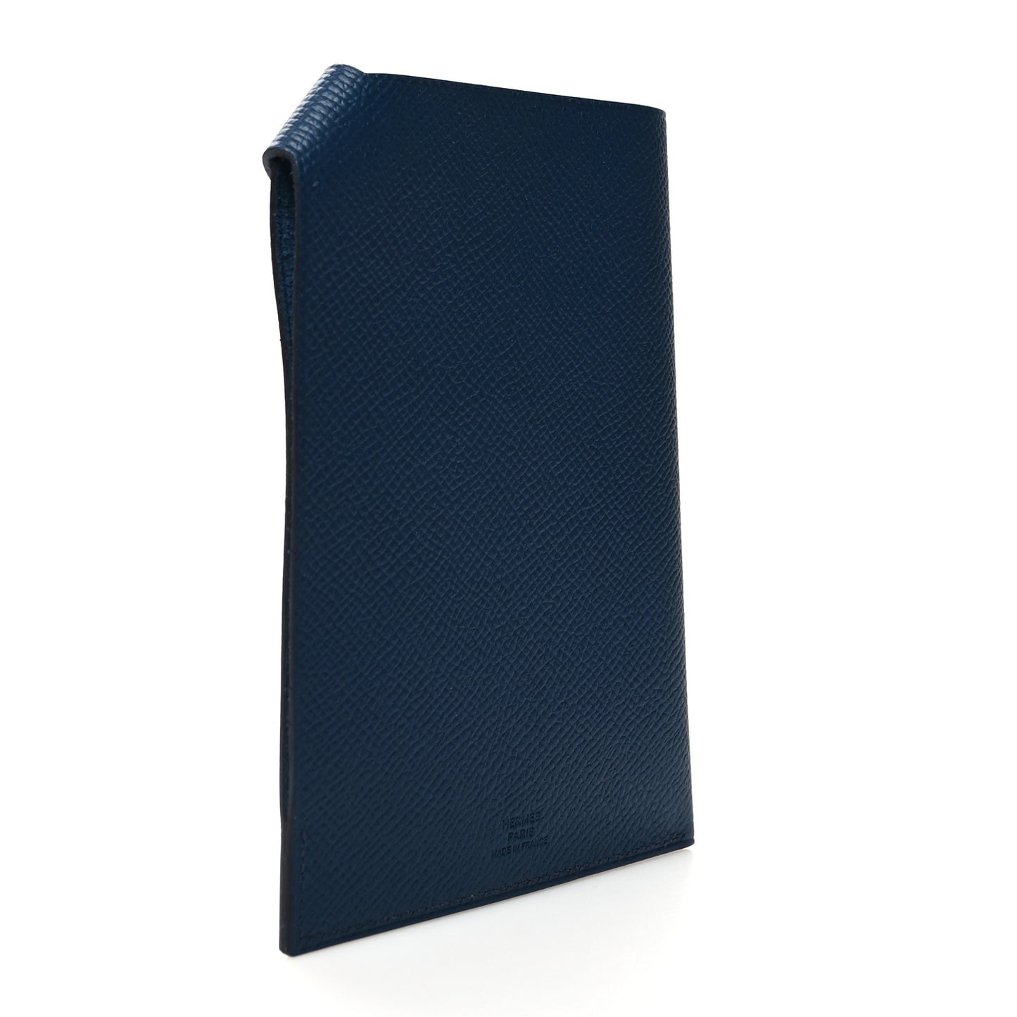 Epsom Tarmac PM Passport Holder Bleu Indigo