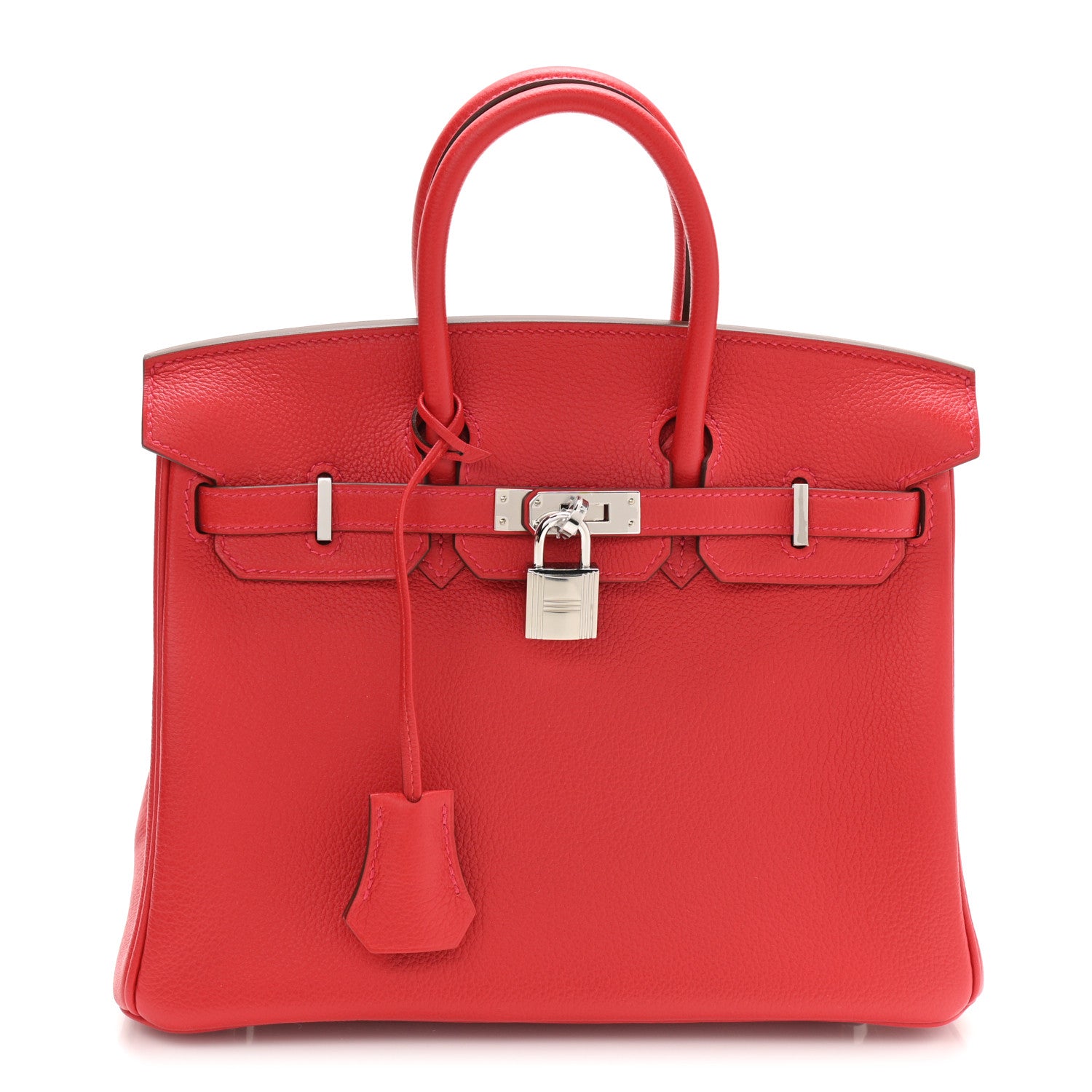 Hermes Taurillon Novillo Birkin 25 Geranium 1 of 11