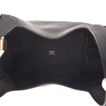 Hermes Taurillon Clemence Picotin Lock 18 PM Black 5 of 8