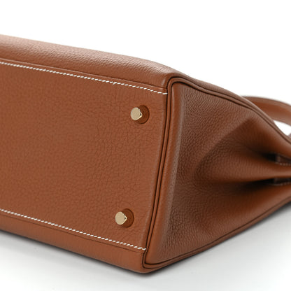 Hermes Togo Kelly Retourne 28 Gold 8 of 9