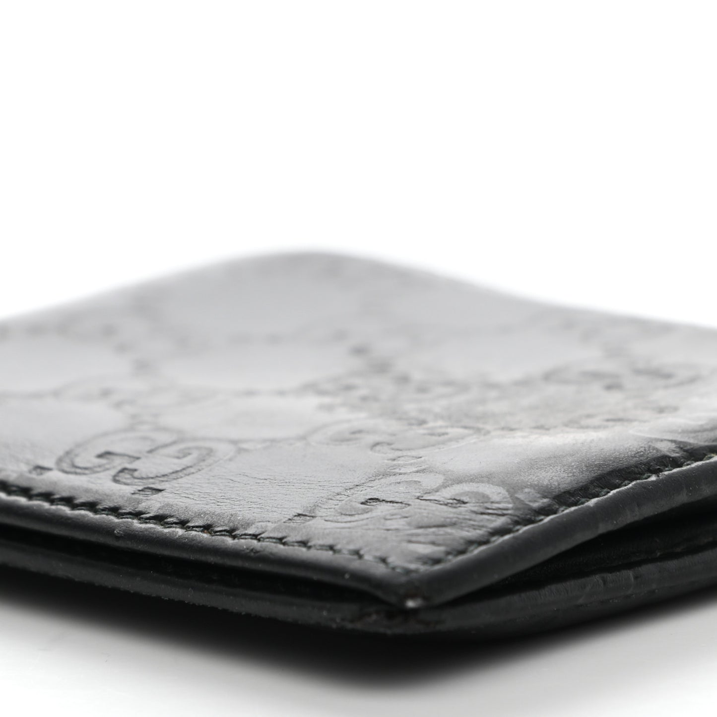Guccissima Bi-Fold Wallet Black