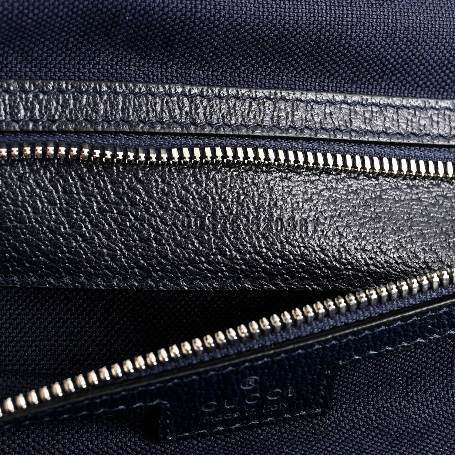 Gucci GG Supreme Monogram Web Savoy Garment Bag Beige Blue 6 of 9