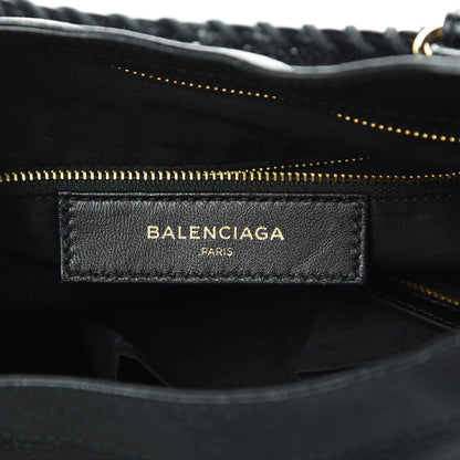 Balenciaga Chevre Gold Metallic Edge Hardware Velo Black 6 of 12
