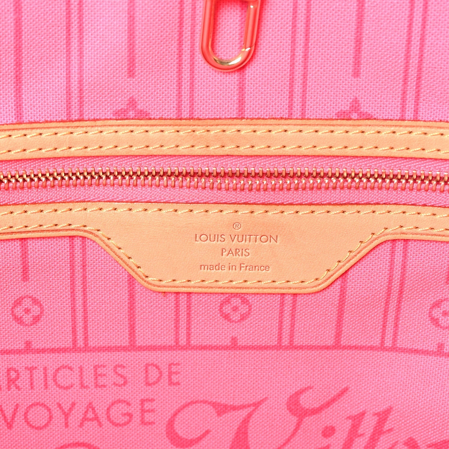 Louis Vuitton Monogram Roses Neverfull MM 6 of 7