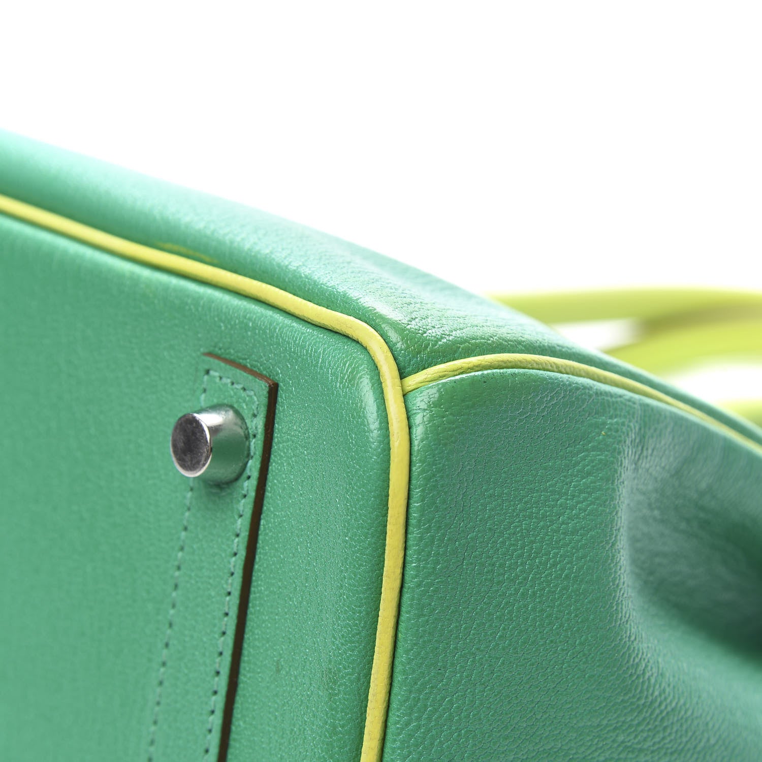 Hermes Chevre Mysore Horseshoe Birkin 30 Menthe Kiwi 12 of 15