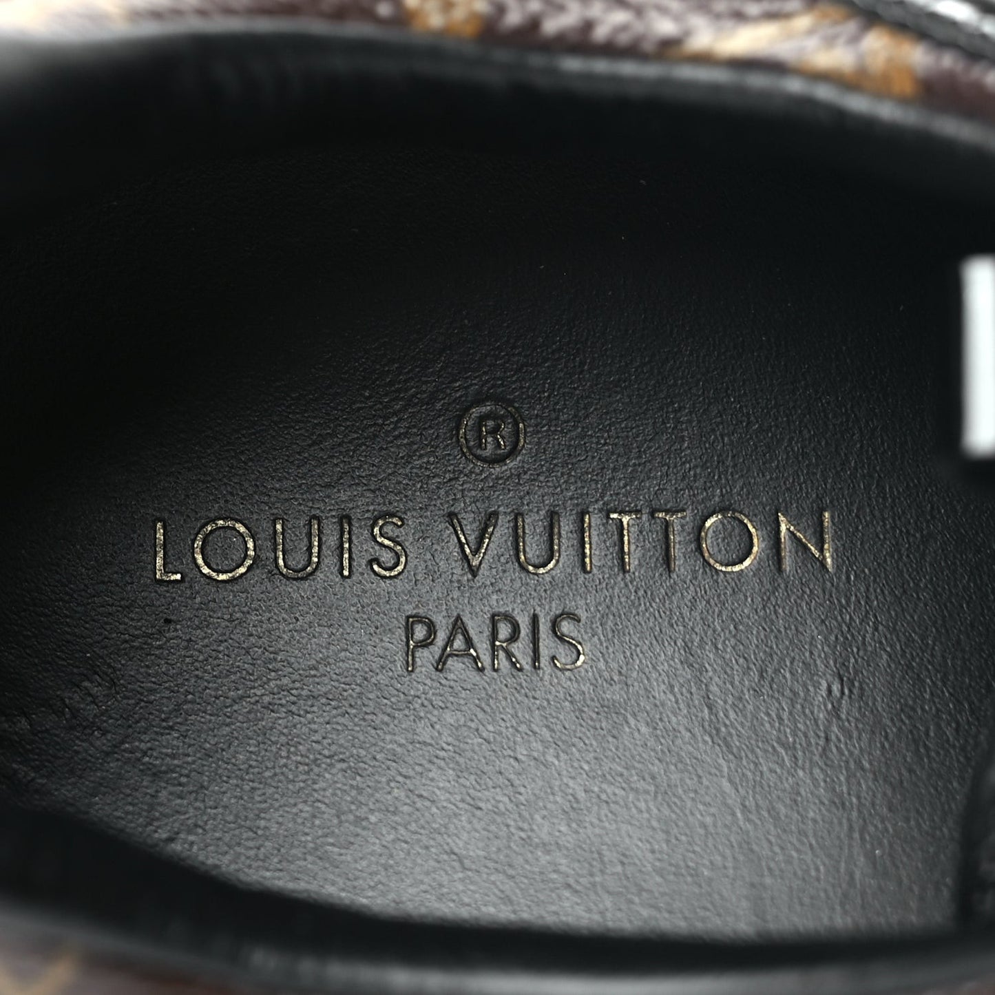 Suede Monogram Run Away Sneakers 35 Black