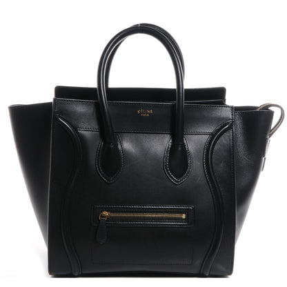 Celine Palmelato Leather Mini Luggage Black 1 of 9