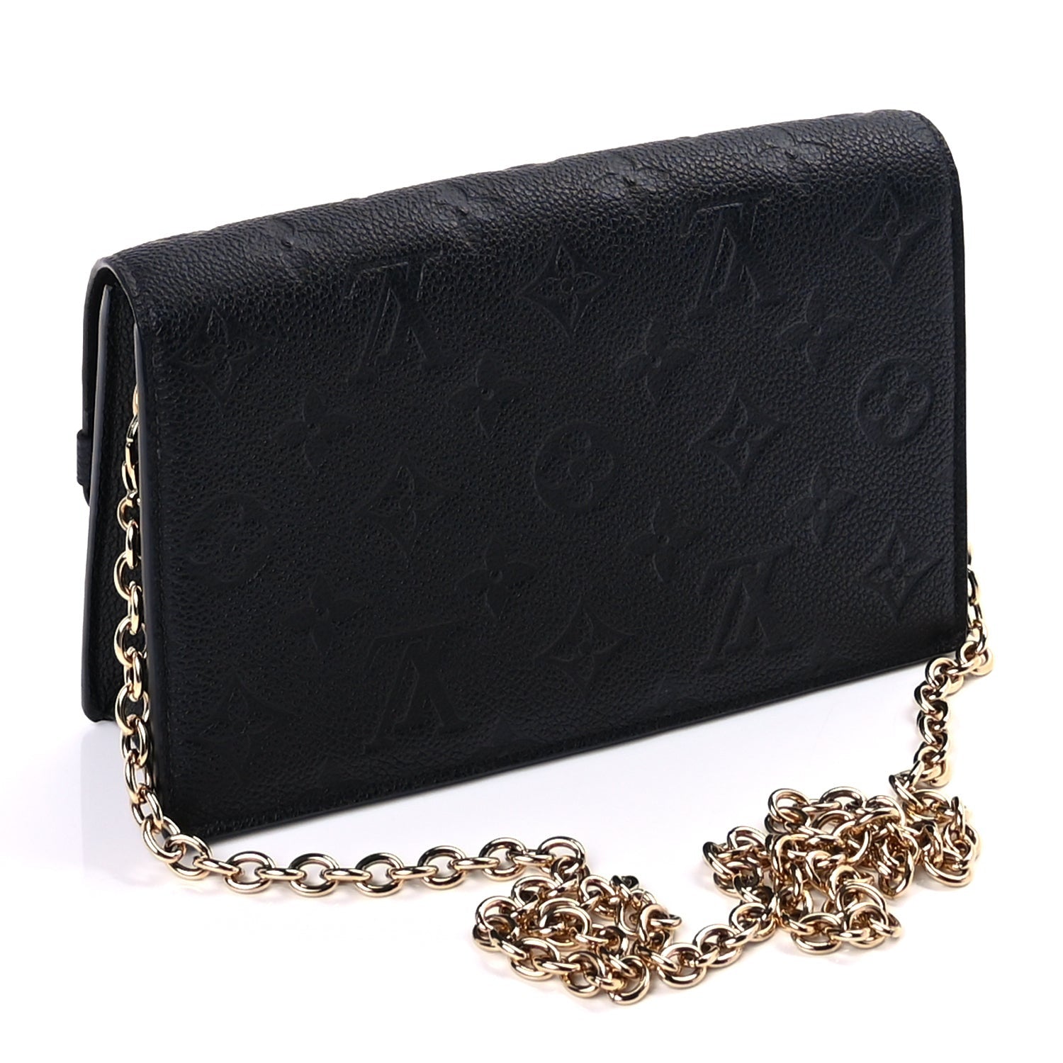 Louis Vuitton Empreinte Vavin Chain Wallet  Black 2 of 7