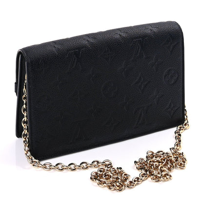 Louis Vuitton Empreinte Vavin Chain Wallet  Black 2 of 7