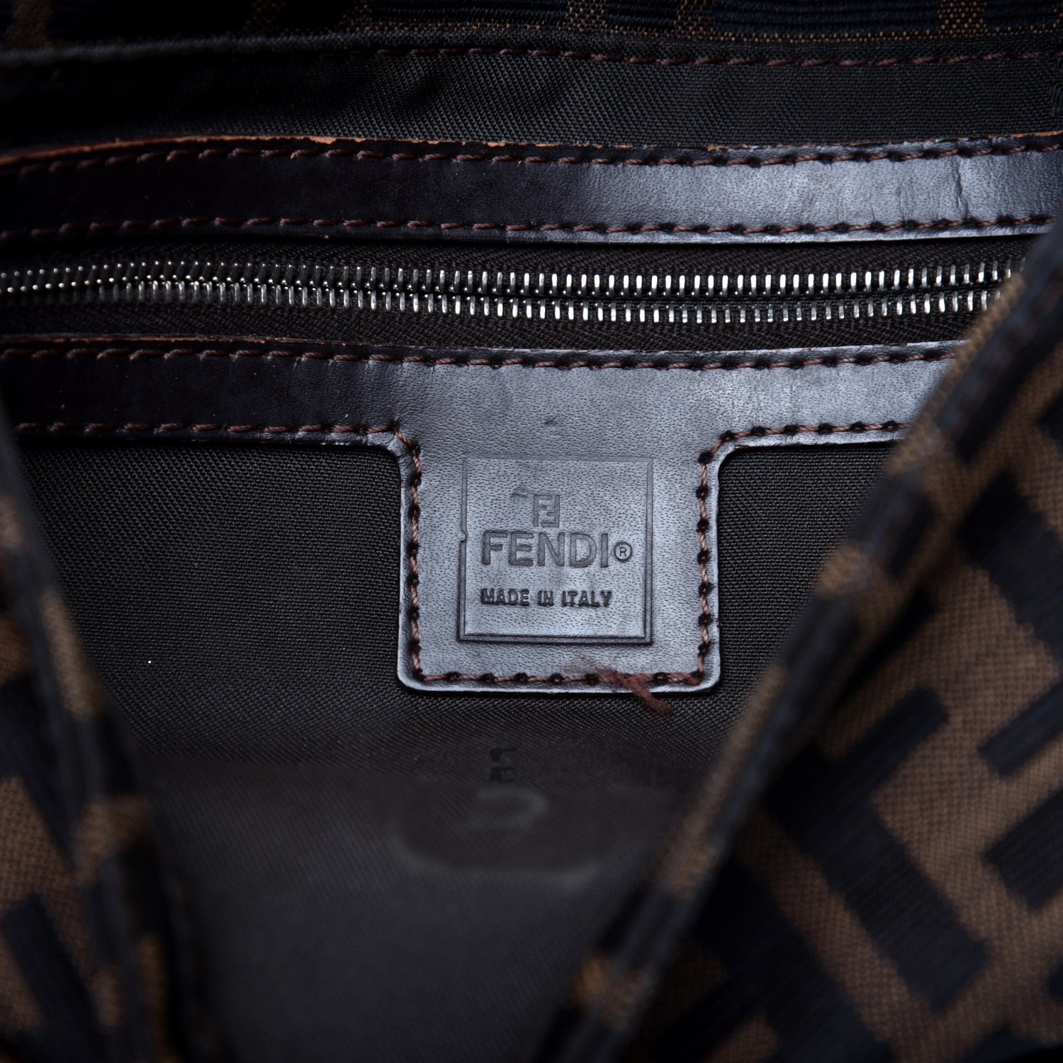 Fendi Zucca Baguette Tobacco 8 of 10