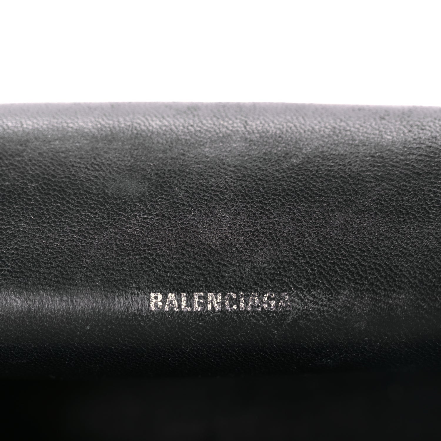 Balenciaga Grained Calfskin Hourglass Top Handle Bag XS Black 5 of 8