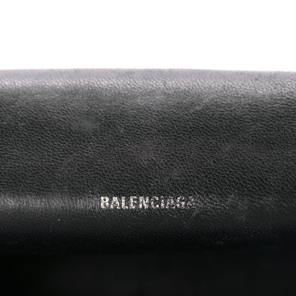 Balenciaga Grained Calfskin Hourglass Top Handle Bag XS Black 5 of 8