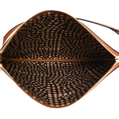 MCM Visetos Liz Shopper Tote Pouch Cognac 5 of 7