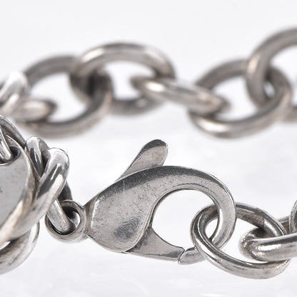 Tiffany Sterling Silver Round Tag Charm Bracelet 5 of 5