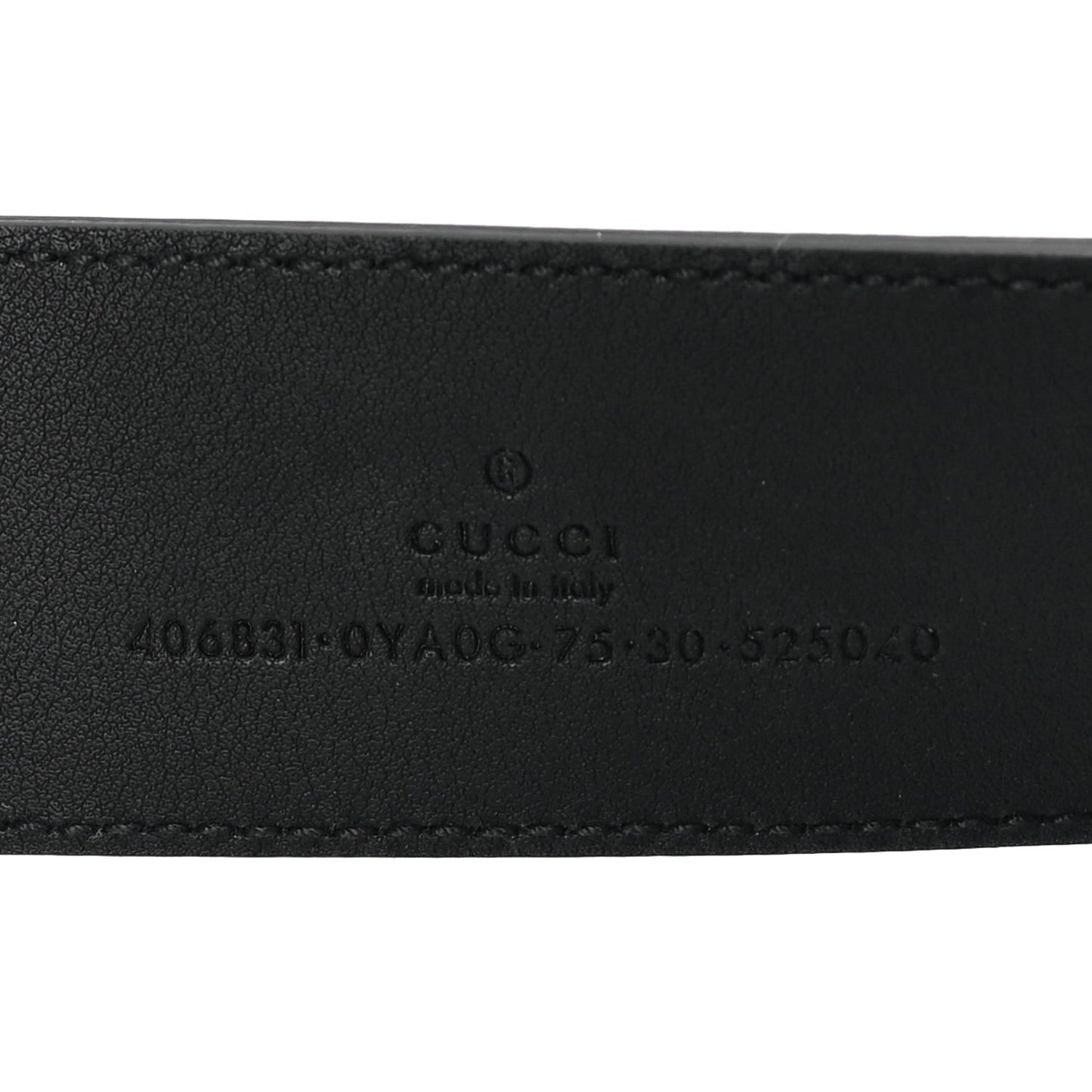 Calfskin Double G 40mm Belt 75 30 Black