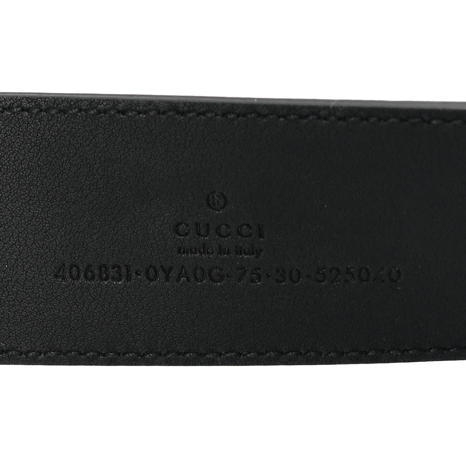 Gucci Calfskin Double G 40mm Belt 75 30 Black 5 of 5