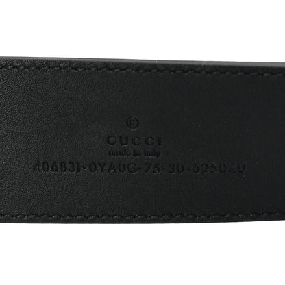 Gucci Calfskin Double G 40mm Belt 75 30 Black 5 of 5