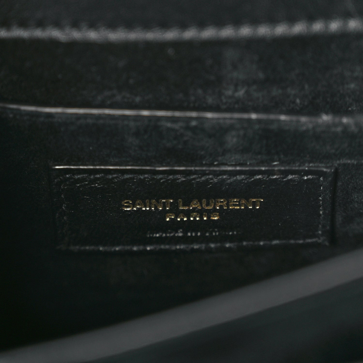 Saint Laurent Calfskin Polka Dot Medium Monogram Sunset Black Crema Soft 5 of 8