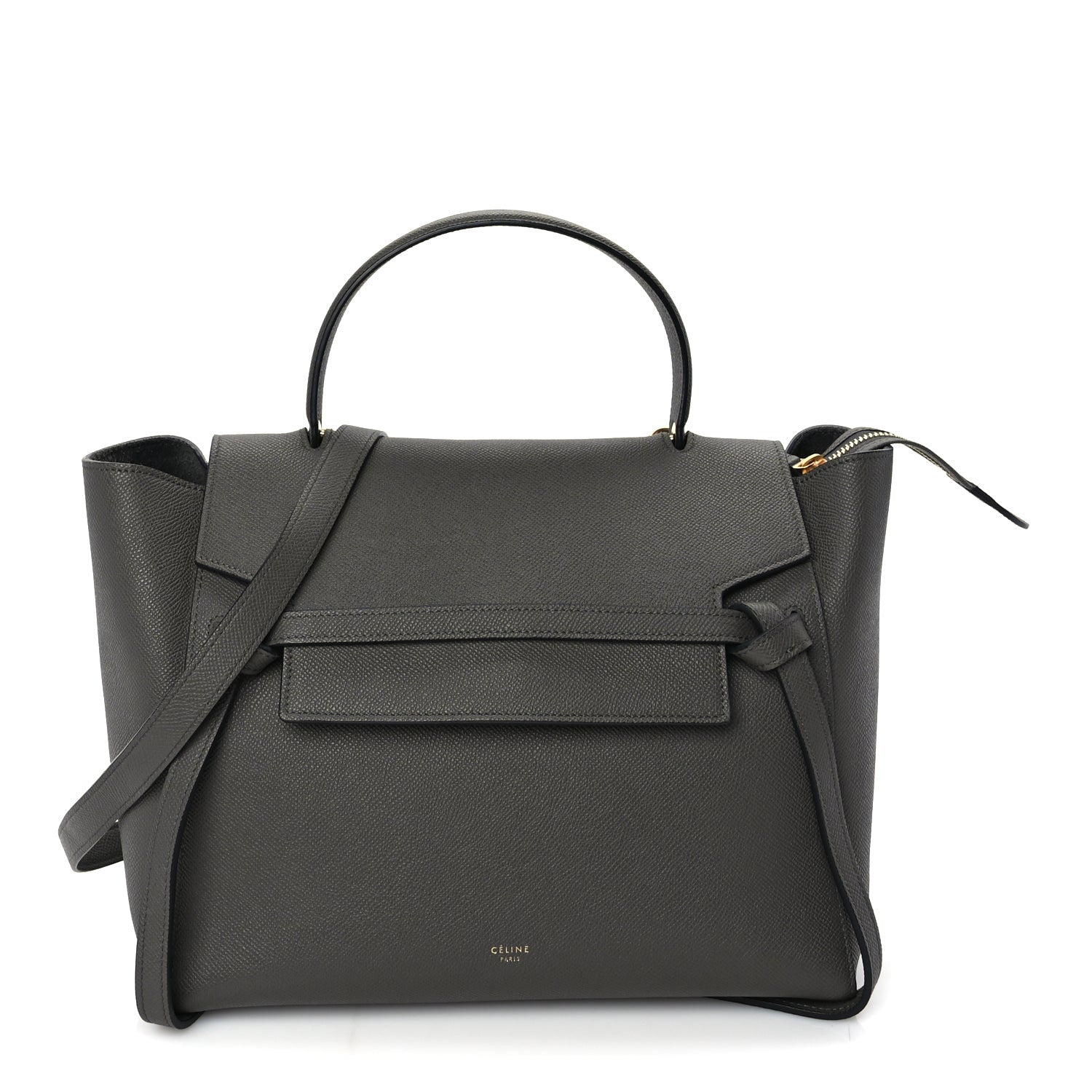 Celine Grained Calfskin Small Belt Bag Grey 1 of 8