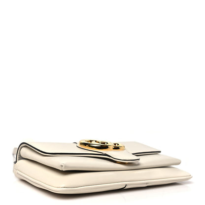 Gucci Calfskin Small Arli Flap Shoulder Bag Mystic White 4 of 7