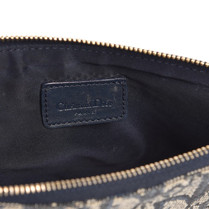 Christian Dior Monogram Mini Saddle Pochette Navy 6 of 8