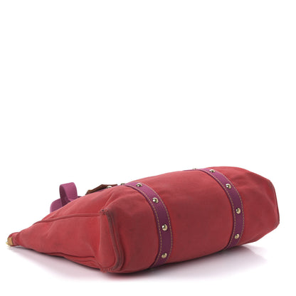 Louis Vuitton Antigua Cabas GM Red 4 of 10