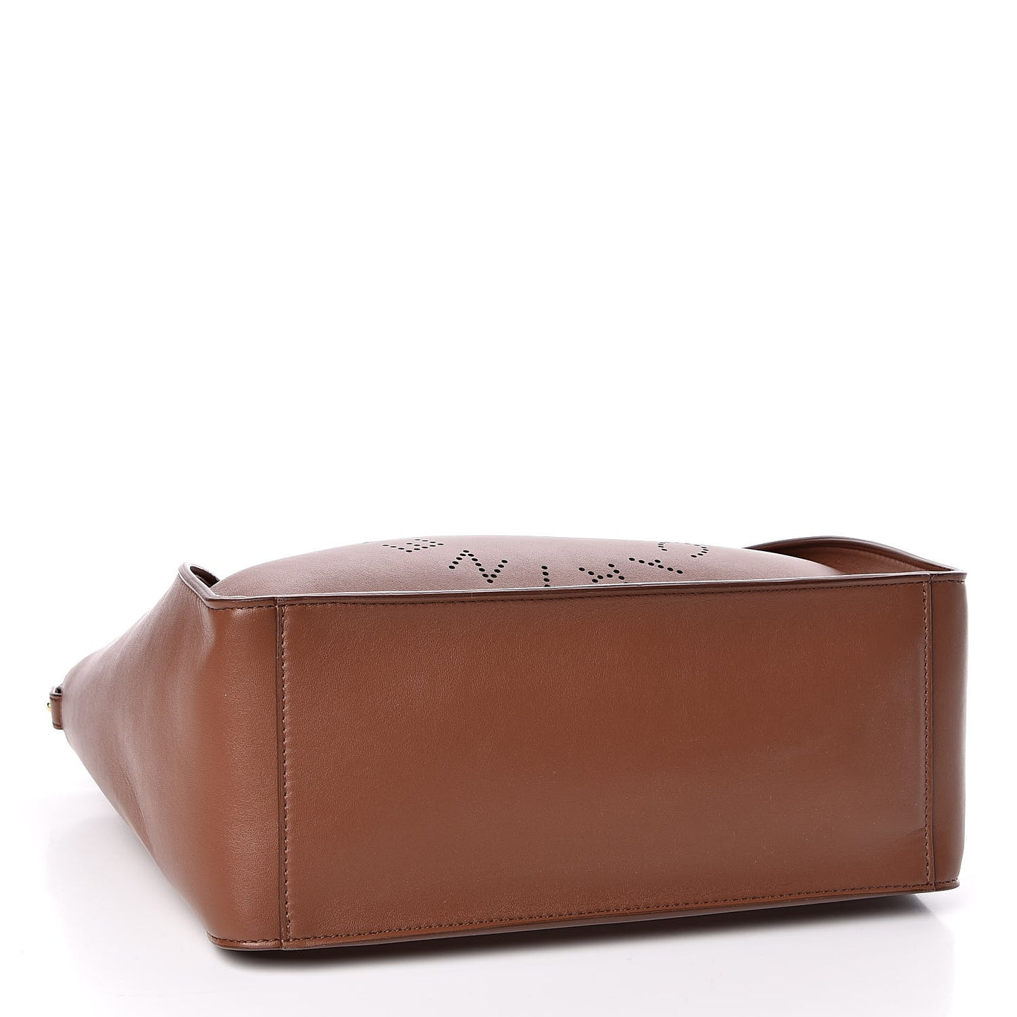 Eco Alter Nappa Perforated Logo Satchel Cinnamon