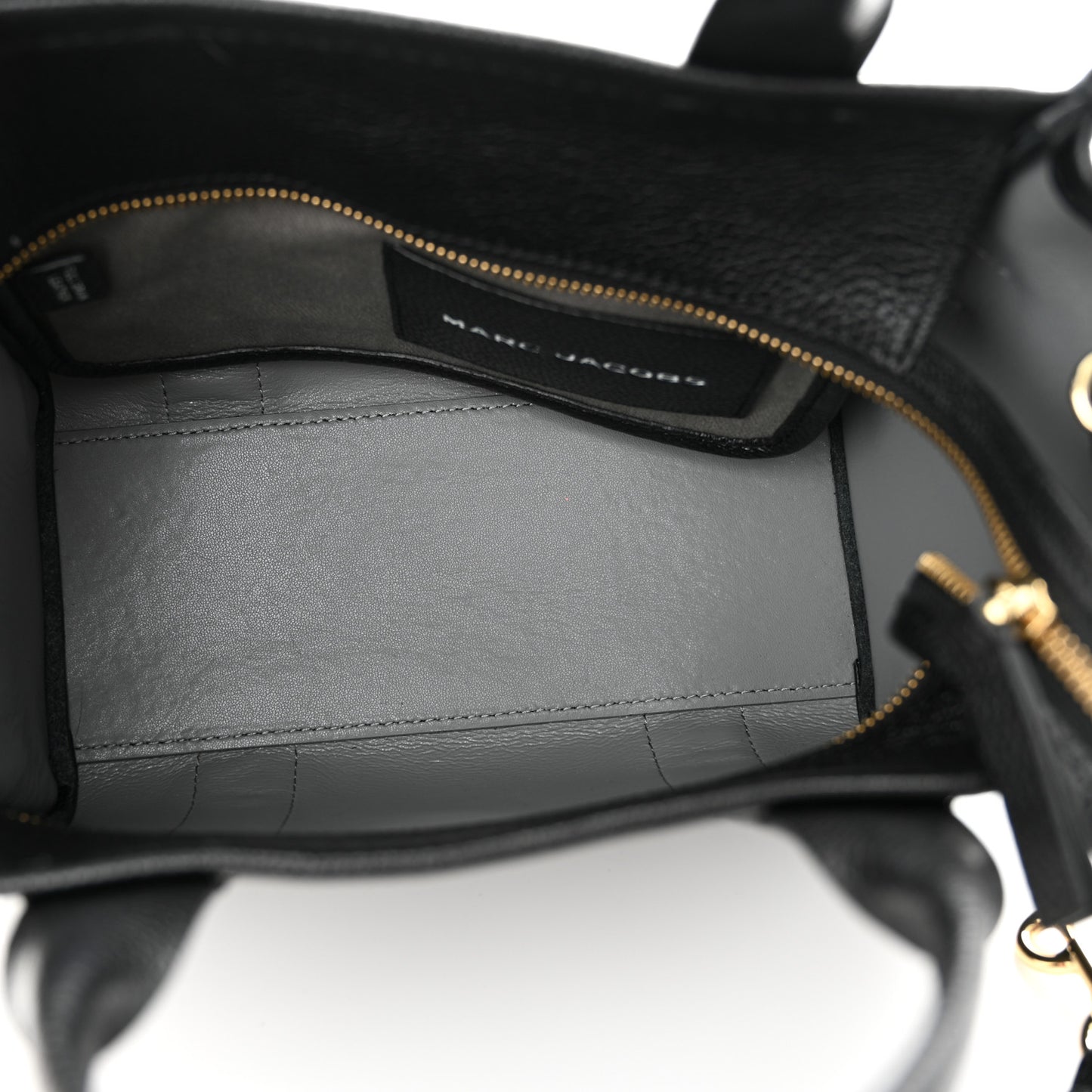Grained Calfskin Small The Tote Bag Black