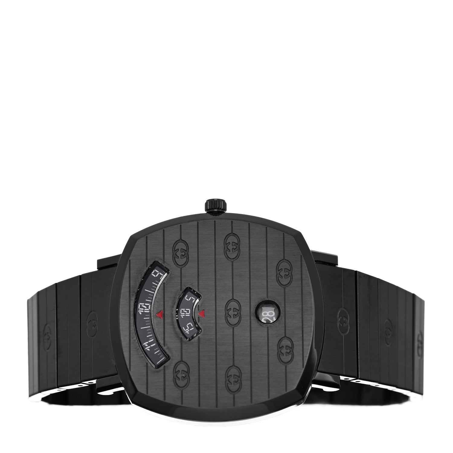 Gucci PVD Stainless Steel 38mm Grip Quartz Watch Black 2 of 5