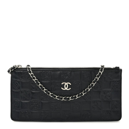 Chanel Lambskin Precious Symbols Pochette Black 1 of 11