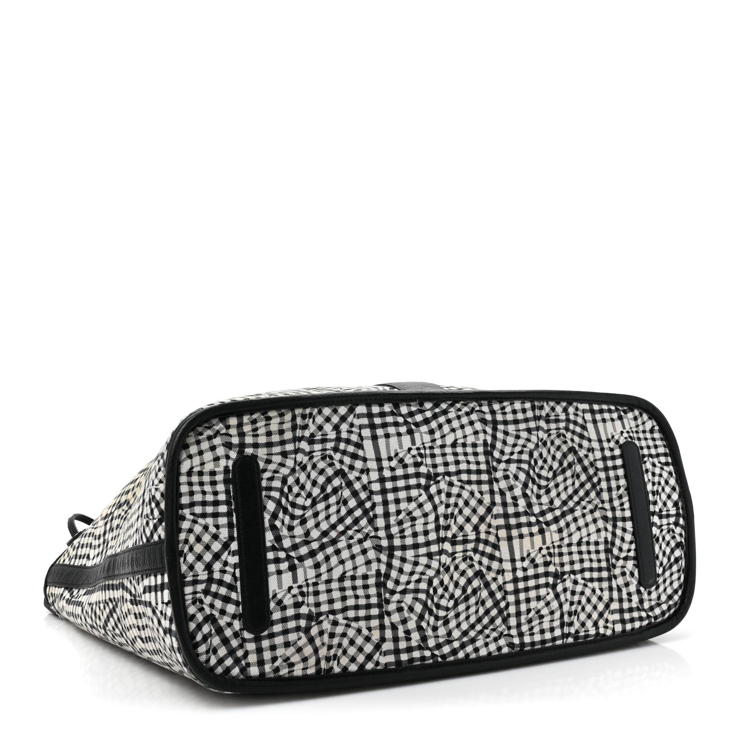 MCM Visetos Large Liz Reversible Shopper Tote Black 8 of 28