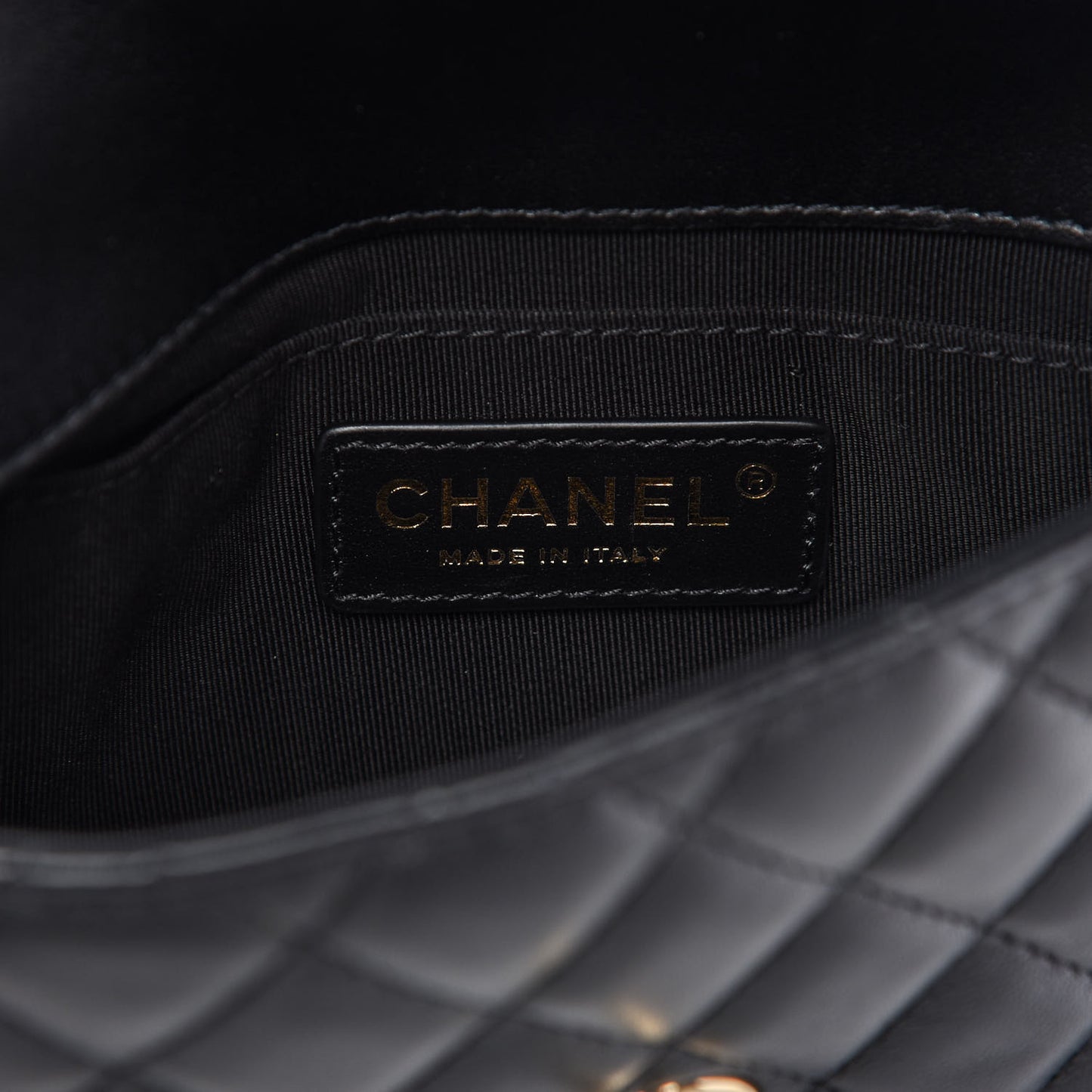 Lambskin Quilted Side Packs Black