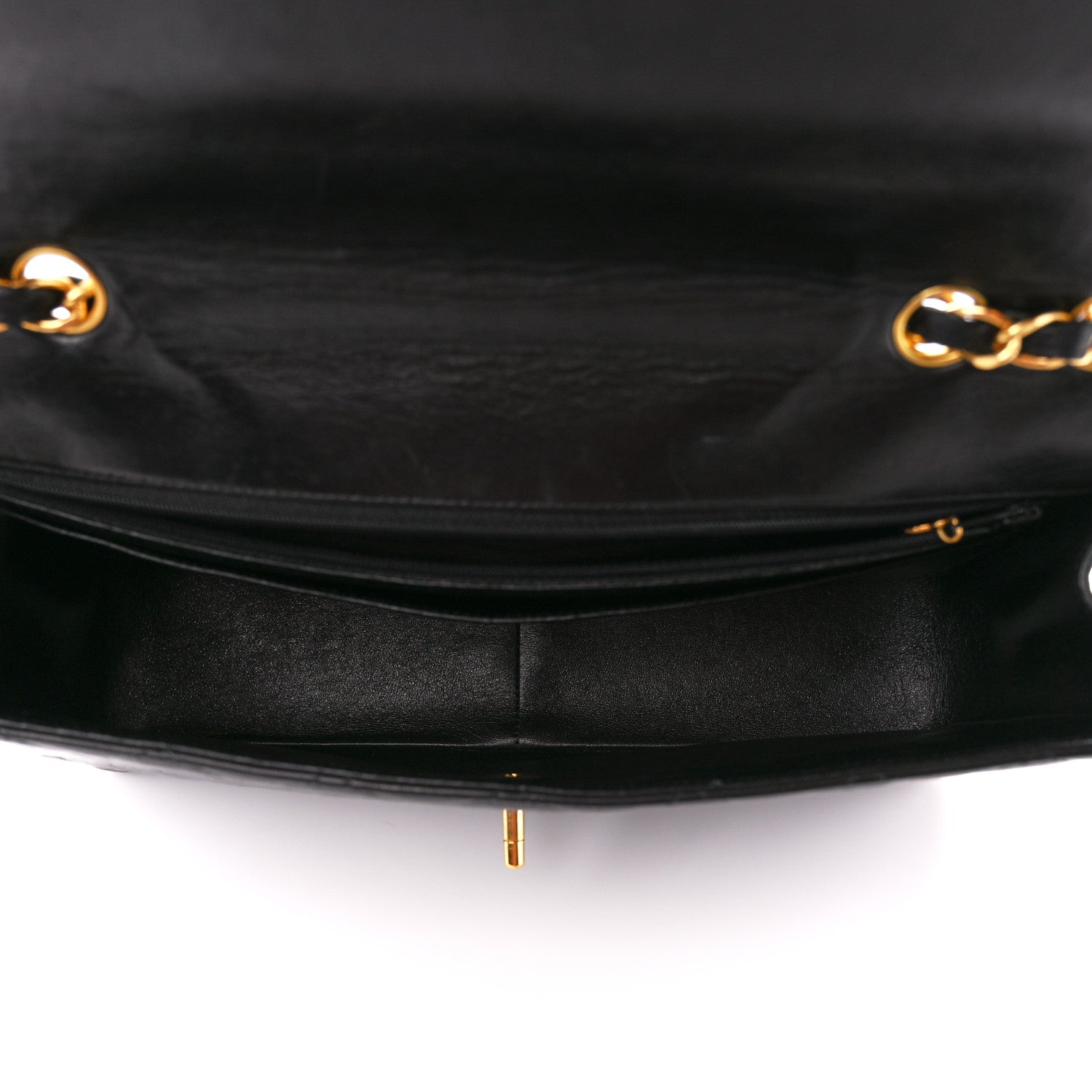 Chanel Lambskin Quilted Jumbo Single Flap Black 5 of 11